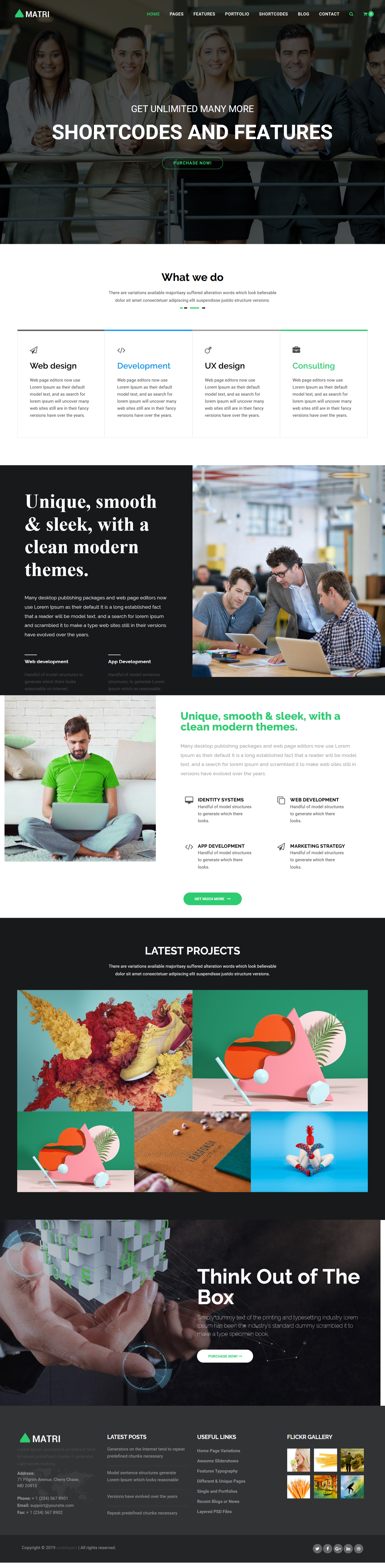 Matri | Responsive MultiPurpose HTML Website Template