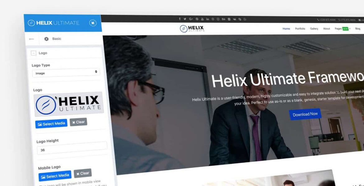 Developing Joomla templates and websites: Helix Ultimate Framework