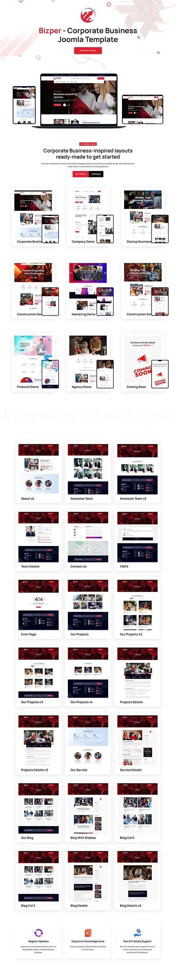 Bizper joomla template