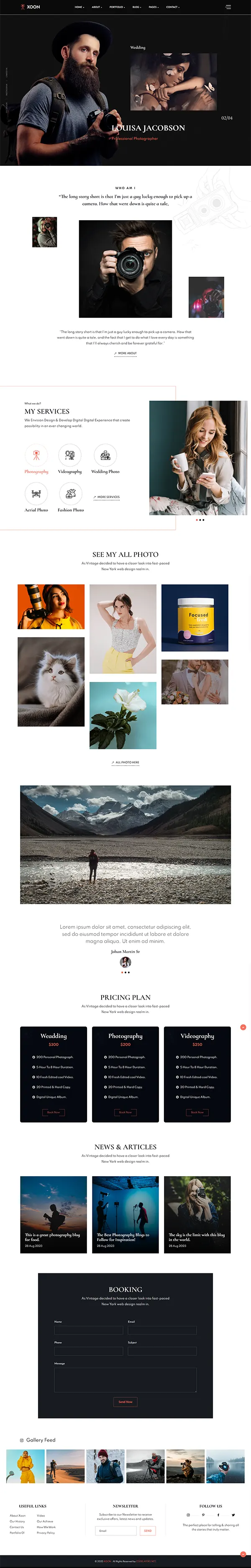 Xoon joomla template