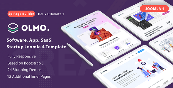 Strider – A Game Studio Joomla 4 Template With Page Builder