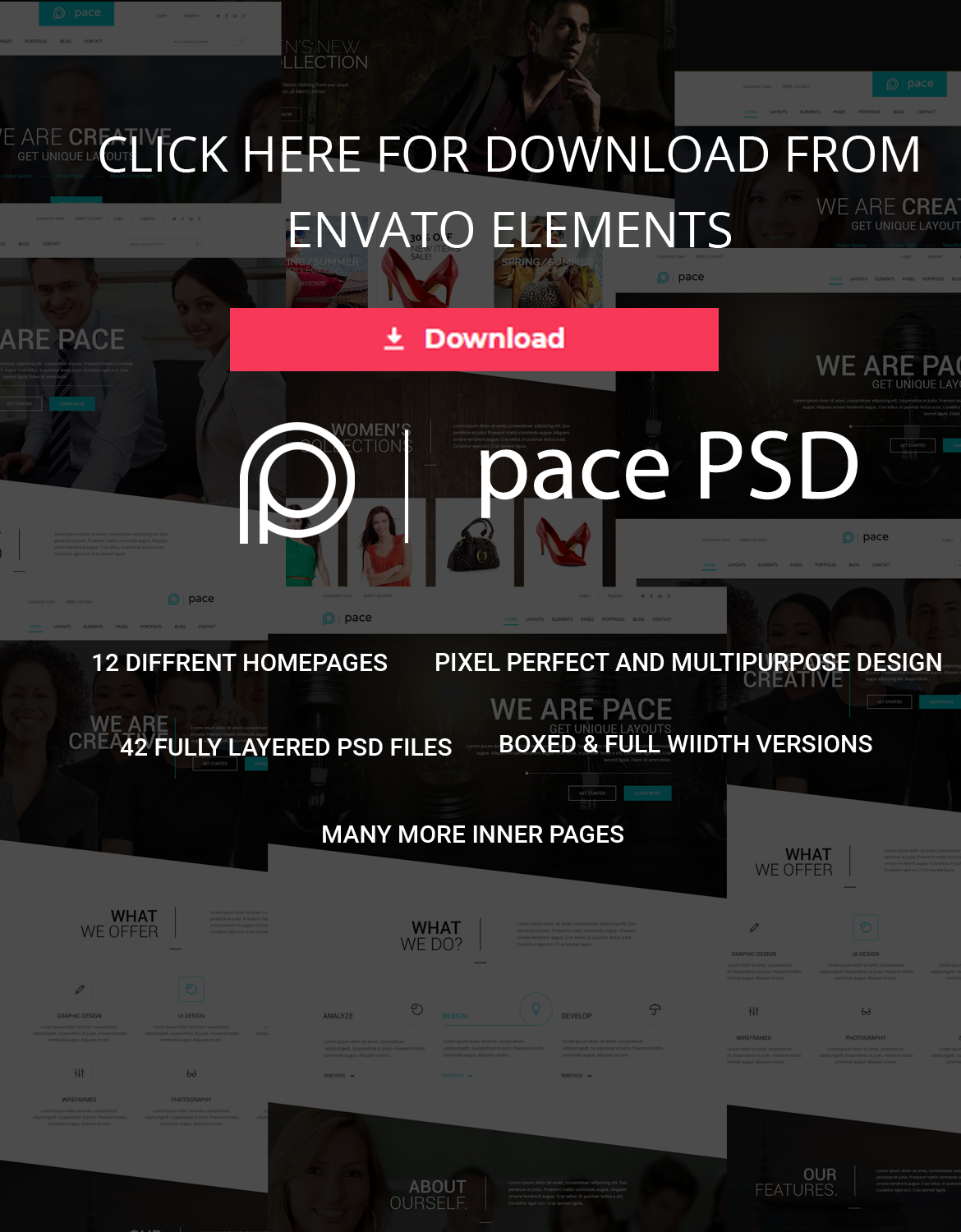 Pace – Multi-Purpose Business PSD Template